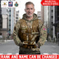 Personalized UK Soldier/Veteran Camo with Name and Rank Hoodie Sweater All Over Printed - 17625600