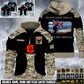 Personalized UK Soldier/ Veteran With Rank And Name 3D Half-zip Hoodie - 17527104