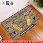 Personalized UK Soldier/ Veteran Camo With Rank, Name and Year Doormat 3D Printed - 17747424