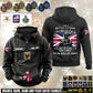 Personalized UK Soldier/Veteran Vintage Hoodie All Over Printed - 1760313603
