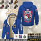 Personalized UK Soldier/ Veteran With Name, Year And Rank Hoodie Zip Velvet Coat - 17646336