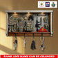 Personalized UK Veteran/ Soldier With Rank and Name Wooden Key Holder All Over Printed - 1775779201