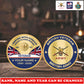 Personalized UK Veteran/ Soldier With Rank, Name And Year Challenge Coin - 17731008