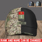 Personalized Rank And Name UK Soldier/Veterans Baseball Cap - 17734464