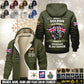 Personalized UK Soldier/ Veteran With Name, Year And Rank Hoodie Zip Velvet Coat - 17564256