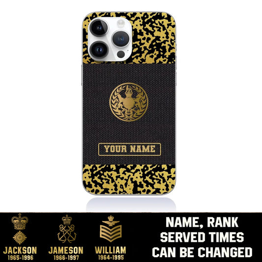 Personalized UK Soldier/Veterans With Rank And Name Phone Case Printed - 1509230001