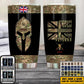 Personalized United Kingdom Veteran/ Soldier With Rank And Name Camo Tumbler All Over Printed - 17068320