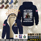 Personalized UK Soldier/ Veteran With Name And Rank Hoodie Zip Velvet Coat - 17559936