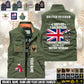 Personalized UK Soldier/ Veteran With Name & Rank Sleeveless Jacket Multicolor - 17633376