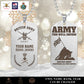 Personalized UK Soldier/Veteran with Rank, Name & Year Dog Tag Necklace - 17657568
