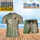 Personalized UK Soldier/ Veteran Camo With Name And Rank Combo T-Shirt + Short 3D Printed  - 17152992