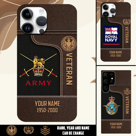 Personalized UK Soldier/Veterans With Rank, Year And Name Phone Case Printed - 17394048