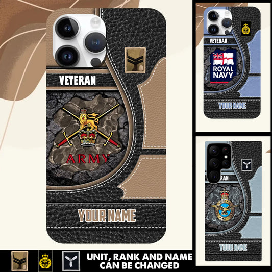 Personalized UK Soldier/Veterans With Rank And Name Phone Case Printed - 17404416