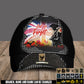 Personalized Rank And Name UK Soldier/Veterans Baseball Cap - 17680896