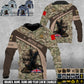 Personalized UK Soldier/Veteran Camo with Name and Rank Hoodie All Over Printed - 17416512