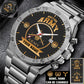 Personalized UK Soldier/ Veteran With Name And Rank Gentleman Stainless Steel Watch - 17424288