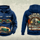 Personalized SUPER 700i Asphalt Paver Operator Vintage Hoodie in dark-blue, front and back artwork with YOUR NAME and SINCE 2000 sample text.