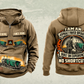 Personalized SUPER 700i Asphalt Paver Operator Vintage Hoodie in kaki, front and back artwork with YOUR NAME and SINCE 2000 sample text.