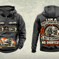 Personalized SP 25i Concrete Slipform Paver Operator Vintage Hoodie in dark-gray, front and back artwork with YOUR NAME and SINCE 2000 sample text.