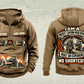 Personalized SP 25i Concrete Slipform Paver Operator Vintage Hoodie in kaki, front and back artwork with YOUR NAME and SINCE 2000 sample text.