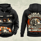 Personalized W 35 XRi Cold Planer Operator Vintage Hoodie in black, front and back artwork with YOUR NAME and SINCE 2000 sample text.
