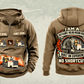 Personalized W 35 XRi Cold Planer Operator Vintage Hoodie in kaki, front and back artwork with YOUR NAME and SINCE 2000 sample text.