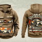 Personalized WR 250i Road Reclaimer Operator Vintage Hoodie in kaki, front and back artwork with YOUR NAME and SINCE 2000 sample text.