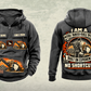 Personalized SB-2500 Material Transfer Vehicle Operator Vintage Hoodie in dark-gray, front and back artwork with YOUR NAME and SINCE 2000 sample text.