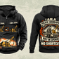 Personalized PL61 Pipelayer Operator Vintage Hoodie in black, front and back artwork with YOUR NAME and SINCE 2000 sample text.