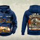Personalized PL83 Pipelayer Operator Vintage Hoodie in dark-blue, front and back artwork with YOUR NAME and SINCE 2000 sample text.