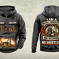 Personalized PL83 Pipelayer Operator Vintage Hoodie in dark-gray, front and back artwork with YOUR NAME and SINCE 2000 sample text.