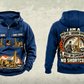 Personalized PL87 Pipelayer Operator Vintage Hoodie in dark-blue, front and back artwork with YOUR NAME and SINCE 2000 sample text.