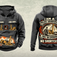 Personalized PL87 Pipelayer Operator Vintage Hoodie in dark-gray, front and back artwork with YOUR NAME and SINCE 2000 sample text.