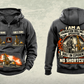 Personalized Bauer BG 28 H BT 85 Foundation Drilling Rig Vintage Hoodie in dark-gray, front and back artwork with YOUR NAME and SINCE 2000 sample text.