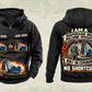 Personalized Soilmec SC-135 HD Tiger with SH-40 Diaphragm Wall Machine Vintage Hoodie in black, front and back artwork with YOUR NAME and SINCE 2000 sample text.