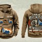 Personalized Soilmec SC-135 HD Tiger with SH-40 Diaphragm Wall Machine Vintage Hoodie in kaki, front and back artwork with YOUR NAME and SINCE 2000 sample text.