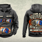 Personalized Akkerman SL60P Microtunnelling Machine Vintage Hoodie in dark-gray, front and back artwork with YOUR NAME and SINCE 2000 sample text.