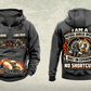 Personalized Liebherr LH 30 M Industry Litronic Material Handler Vintage Hoodie in dark-gray, front and back artwork with YOUR NAME and SINCE 2000 sample text.
