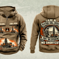 Personalized Pit Viper 351 Blasthole Drill Operator Vintage Hoodie in kaki, front and back artwork with YOUR NAME and SINCE 2000 sample text.