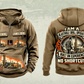 Personalized MD6250 Blasthole Drill Operator Vintage Hoodie in kaki, front and back artwork with YOUR NAME and SINCE 2000 sample text.