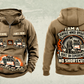 Personalized 2200 SM Surface Miner Vintage Hoodie in kaki, front and back artwork with YOUR NAME and SINCE 2000 sample text.