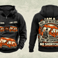 Personalized Fletcher DDR Roof Bolter Operator Vintage Hoodie in black, front and back artwork with YOUR NAME and SINCE 2000 sample text.