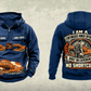 Personalized 12CM12 Continuous Miner Operator Vintage Hoodie in dark-blue, front and back artwork with YOUR NAME and SINCE 2000 sample text.