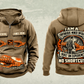 Personalized 12CM12 Continuous Miner Operator Vintage Hoodie in kaki, front and back artwork with YOUR NAME and SINCE 2000 sample text.