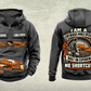 Personalized 14CM27 Continuous Miner Operator Vintage Hoodie in dark-gray, front and back artwork with YOUR NAME and SINCE 2000 sample text.