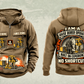 Personalized Robbins 44RH Raise Borer Operator Vintage Hoodie in kaki, front and back artwork with YOUR NAME and SINCE 2000 sample text.