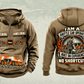 Personalized 21SC04 Low-Seam Shuttle Car Operator Vintage Hoodie in kaki, front and back artwork with YOUR NAME and SINCE 2000 sample text.