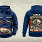 Personalized Lokotrack LT1213 Impact Crusher Operator Vintage Hoodie in dark-blue, front and back artwork with YOUR NAME and SINCE 2000 sample text.