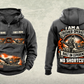 Personalized Premiertrak 400X Jaw Crusher Operator Vintage Hoodie in dark-gray, front and back artwork with YOUR NAME and SINCE 2000 sample text.