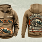 Personalized Chieftain 1700X 3-Deck Screener Operator Vintage Hoodie in kaki, front and back artwork with YOUR NAME and SINCE 2000 sample text.